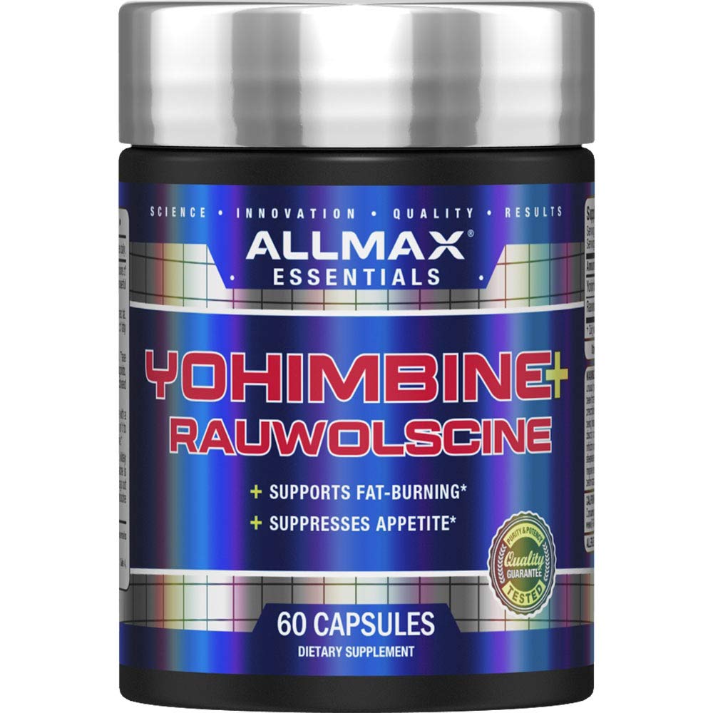 ALLMAX Essentials YOHIMBINE + RAUWOLSCINE - 60 kapslit - toetab rasva põletamist ja surub isu - 60 serveerimist