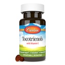 Carlson - 40 mg tokotrienoolid, loodusliku allikaga E-vitamiin, gamma, alfa, delta, beeta, jätkusuutlikult hangitud, 30 Softgels