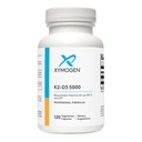 XYMOGEN K2-D3 5000 - Vitamiin D3 K2 - Biosaadav D-vitamiin 5000 RÜ (kolekaltsiferool) MK-7-ga - süda, arteriaalne, luu tervis + immuuntoetus (120 kapslit)