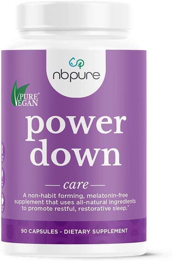 Nbpure Power Down Sleep Supplement, melatoniinivaba, 90 loend
