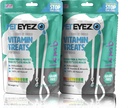 Pet Eyez-Dog Tear Pleki Eemaldaja - Tear Pleki Eemaldaja Koerte Silmahooldus - Koer Ravib Astaksantiini, Mustika Puuvilja Pulber, Luteiin, Tera Vaba, Kõik-Looduslik Valk (Lamb-2 Pack)