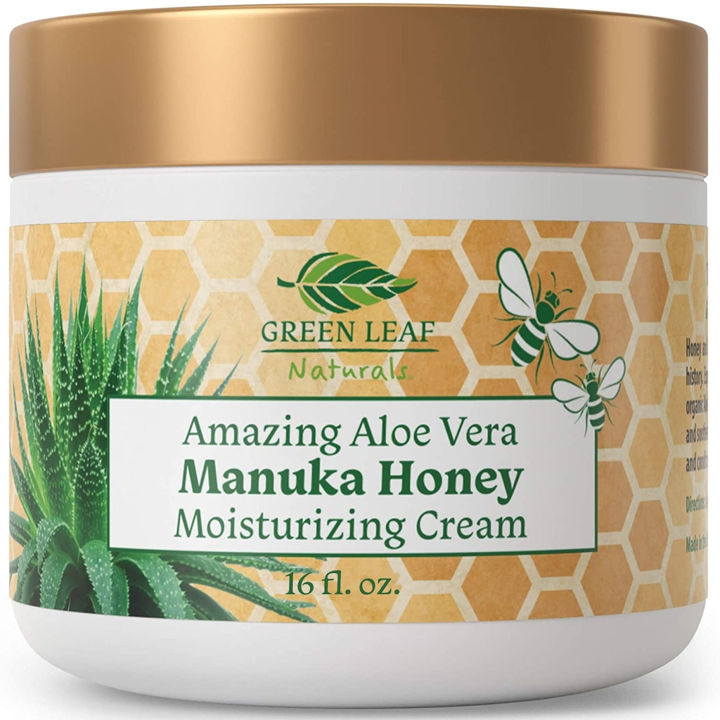 Manuka mesi ekseem Kreem Niisutav Lotion Fragrance tasuta psoriaasi leevendamiseks - sügelus, kuiv nahalööve salv - Nahka rahustav niisutaja - Keha ja näo kreem - Lapsed ja täiskasvanud 16oz
