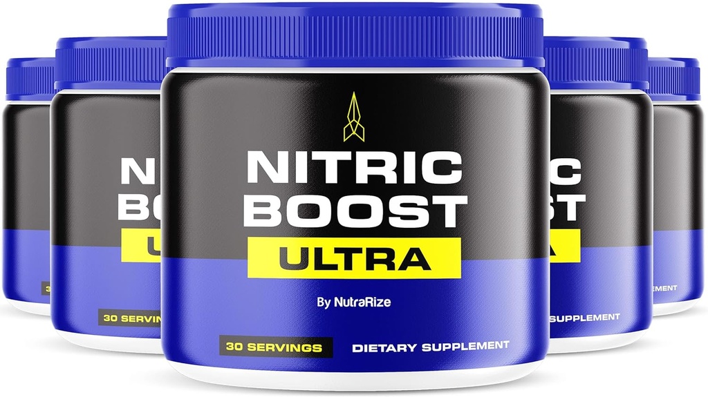 (5 Pack) Nitric Boost Ultra - Premium Daily Powder Blend purgis, mis on valmistatud selleks, et aidata säilitada energiat, toetada looduslikku ringlust ja hoida teid minemas, ametlikud ülevaated (150 serveerimist)