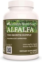 Remedy's Nutrition Alfalfa - 1000 mg, 60 vegankapslit taimset toidulisandit - kahe kuu pakkumine