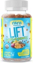 Lift Focus USDA Organic Certified Gummies – Natural Brain Support Supplement, Vegan & Gluteenivaba, Infundeeritud Yerba Mate, Lõvi Mane, Wild Purple Maca & Chaga (60 Gummies, Lift)