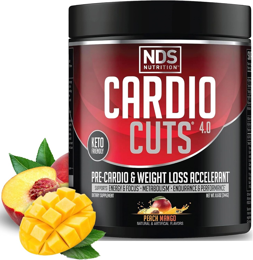 NDS Nutrition Cardio Cuts 4.0 - Peach Mango, 20 portsjonit (1. pakk)