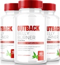 (3 Pack) Outback Belly Burner pillid, Premium Out Back Belly Burner Keto kapslid, kõik looduslik Keto kaalulangus täiendus toetada Fitness ja keha eesmärgid, ametlik Outback BellyBurner (180 kapslit)