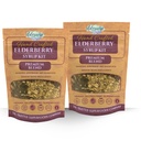 Elderberry Syrup Kits 2X - Iga teeb umbes 32oz - Sisaldab Brewing Bags - Koostisosad - Elderberries - Rosehips - Ingver - Echinacea - Kaneel - Nelk - Elderwise