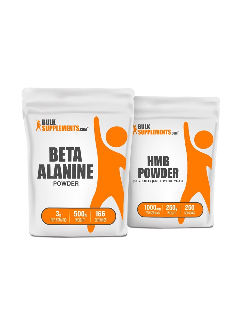 BulkSupplements Beeta Alanine 500g + HMB 250g Bundle