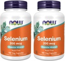 Nüüd toidud Selenium 200 mcg VCaps, 180 loend (pakk 2)