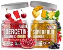 Joyli Quercetin & Superfruit Gummies Bundle - Immune & Antioxidant Support - Vegan Multivitamiini valem vitamiinidega A, C, D, E, Tsink, Goji & Elderberry - 2 Pack täiskasvanutele
