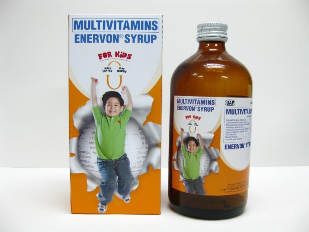 2 Enervon Syrup Multivitamiinid (2 x 120 ml)