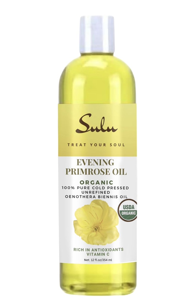 100% puhas orgaaniline kõik looduslik õhtu primrose õli 12% GLA (12 oz)