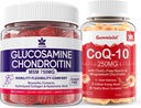 Suhkruvaba glükoosamiin Kondroitiin MSM 120 loeb + CoQ10 250mg Täidetud kummikud 60 loeb