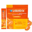 Vedelik I.V.® Hüdratsioonikordaja + immuniteeditugi - mandariin | Elektrolüütide pulbrijoogisegu | 1 pakend (14 serveerimist)