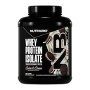 NutraBio 100% vadakuvalk isolaatvalgu pulber, 25 g valku koos täieliku aminohappe profiiliga, soja ja gluteenivaba, madala süsivesikusisaldusega ja madala kalorsusega vadakuvalgu pulber, küpsised ja koor, 5 lbs.