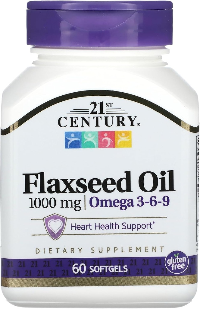 21. sajandi linaseemneõli 1000 mg softgels, 60 krahv (22407)