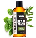 Leven Rose Beard Wash Shampoo by Ranger Grooming Co, Sulfate Free Natural Beard Cleanser & Conditioner for Men, Teepuu & Peppermint for Growth & Thickening, Paraben Free 4 oz