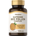 Torustik Rock Bee Pollen koos Royal Jelly ja Propolis | 120 Caplets | Komplekslisand naistele ja meestele | Mitte-GMO, Gluteenivaba