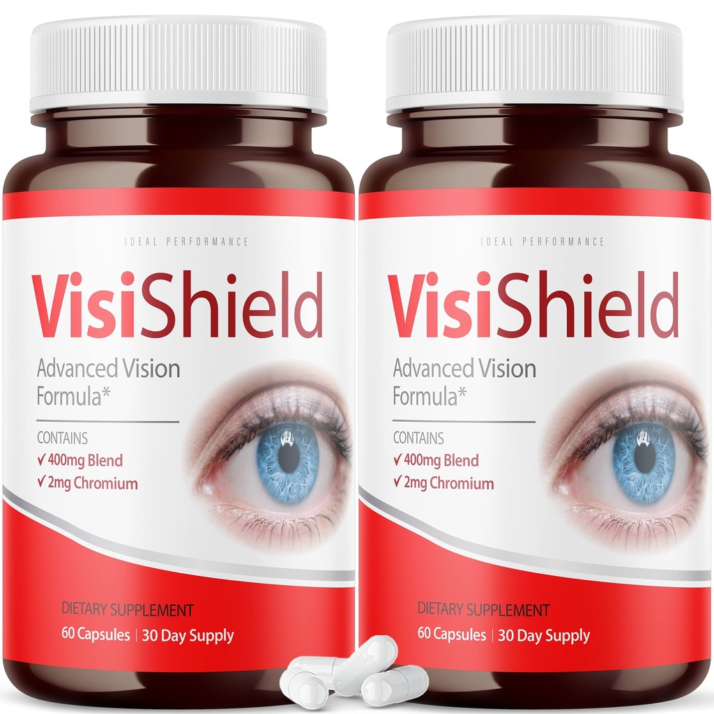 (2 Pack) Visishield Advanced Vision Valem silmadele Täiendavad Vitamiinid (120 kapslit)