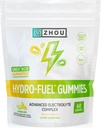 Zhou Hydro-Fuel Gummies - elektrolüüt Gummy, hüdraat Soola Chews naatriumi, kaaliumi ja magneesiumi närimistables, energia ja vastupidavus naistele ja meestele - Sidrunlubja, 60 Veggie Gummies