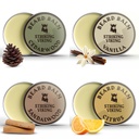 Beard Balm for Men - Leave in Beard Conditioner - Styling Balm valmistatud looduslikult saadud habemevõi, Argan & Jojoba Oils (1 Ounce (Pack of 4), Citrus, Vanilla, Sandalwood & Cedarwood)