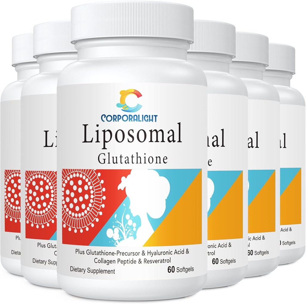 Liposomaalsed glutatiooni pehmed geelid, tõhustatud imendumine - liposomaalne imendumine, aktiivne vorm L-glutatioon, rakuline, immuunfunktsioon ja maksa detox, rikkalik antioksüdantne valem, gluteenivaba, 360 Softgels