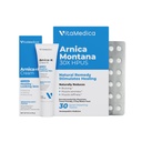 VitaMedica | Arnica Filler Kit Bundle | Arnica Montana 30X Blister Pack + Arnica & Vitamiin K Topical Cream | Vitamiin K Topical Cream | Softens, Calms, Moisturizes & Restores Bruised Skin | Recovery