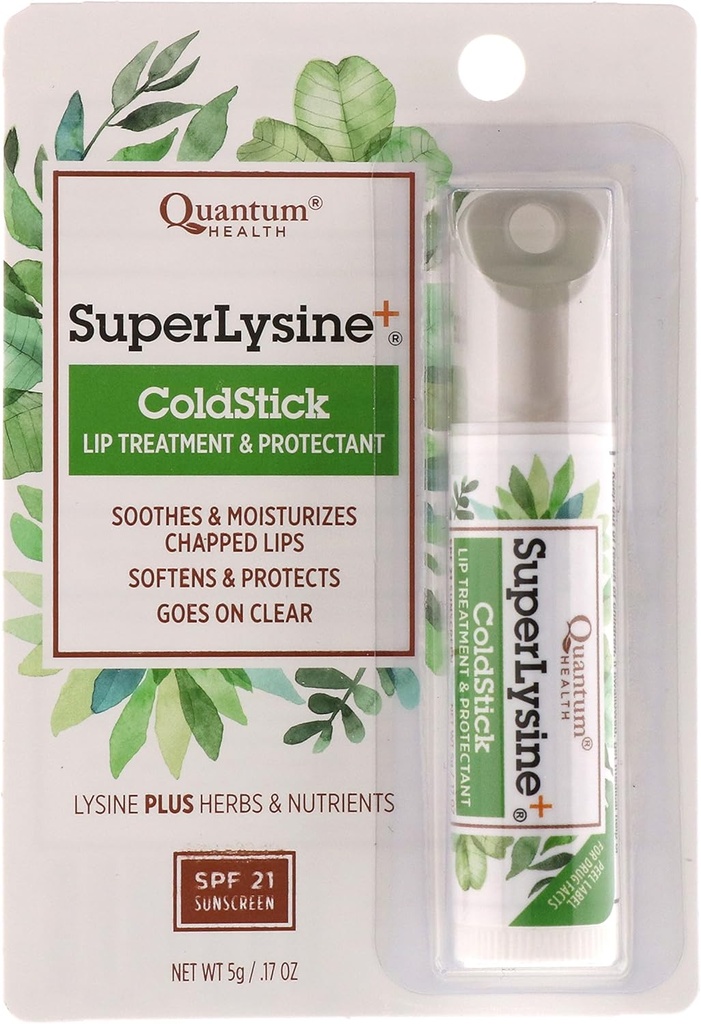 Quantum Health Lysine+ Coldstick, SPF 21, 0,17 ühikut (pakk 2)