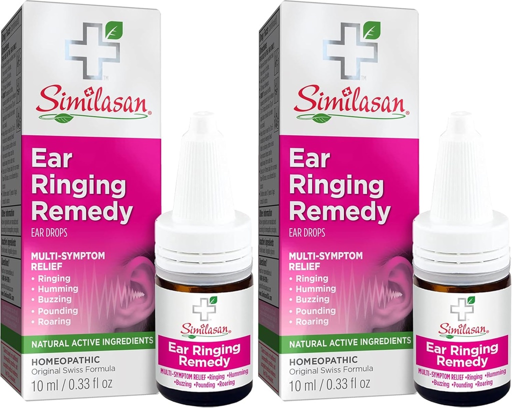 Similasan Earing Ringing Remedy langeb 0,33 Ounce, ajutine mitme sümptomite leevendamine mürast kõrvades, helinates kõrvades, sumisevates kõrvades, möirgavates kõrvades, humming Ears ja muudes kõrvades