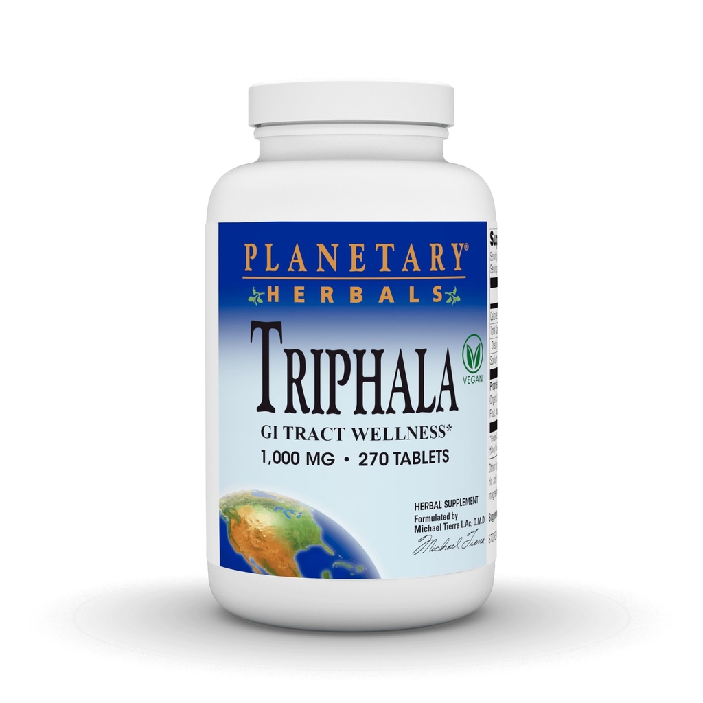 Planetaarsed taimed Triphala 1000mg - 270 tabletti