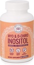 Myo- inositool & D- Chiro Inositool Supplement pudel (60 kapslit) 40: 1 suhe munasarjade toetuseks Myo- inositool 1000 mg & D- Chiro 25mg Inositool kapslid w/ Caronositool - igapäevane inositool naistele
