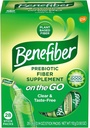 Benefiber On Go Prebiootilised kiudainelisandi pulber seedetrakti tervise jaoks, igapäevane kiud, maitsestamata - 28 pulka (3,92 Ounces)