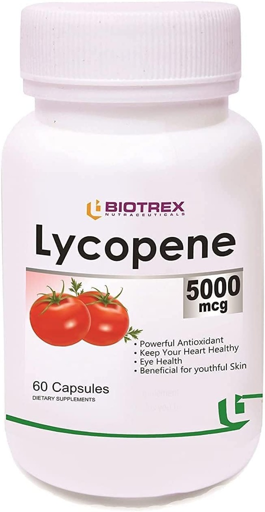 BETT Biotrex Nutraceuticals Lükopeen multivitamiinidega -5000 Mcg (60 kapslit)