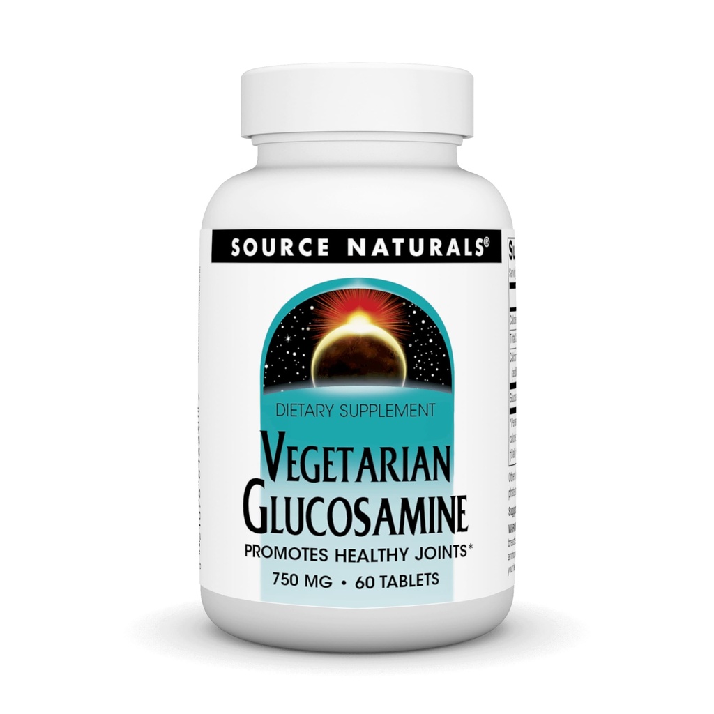 Allikas Looduslik taimetoitlane glükoosamiin, soodustab tervislikke liigeseid *, 750 mg - 60 tabletti