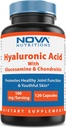 Nova Toitumine Hüaluroonhape 100 mg / serveerimine - edendab nooruslikku nahka ja tervislikku liigesefunktsiooni 120 kapslit