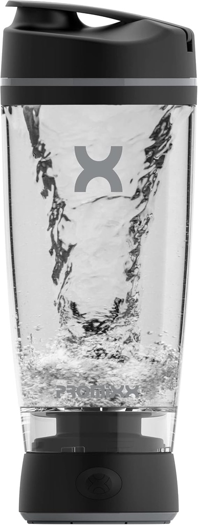 Promixx Original Shaker Bottle - Battery-powered for Smooth Protein Shakes - BPA Free, 20oz Cup (Must)