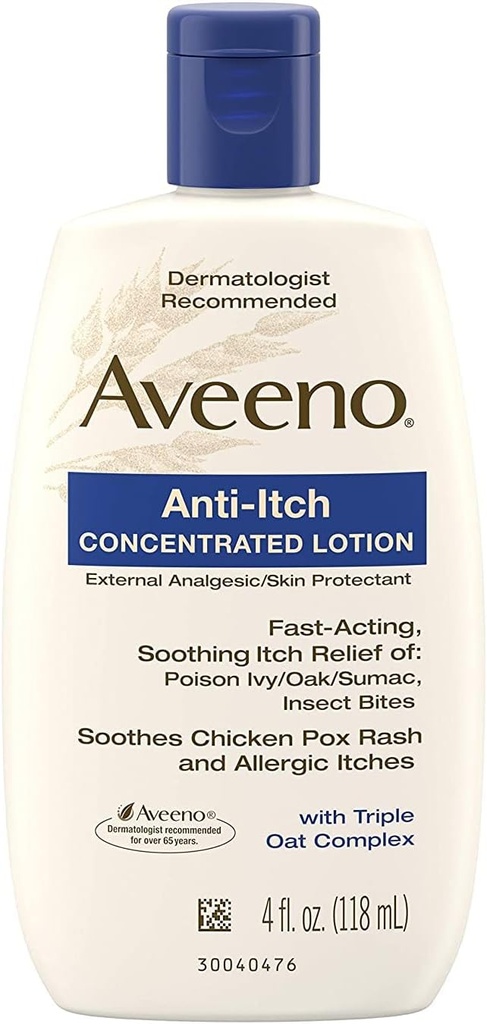 AVEENO Anti- Itch Lotion 4 oz (3 Pack)