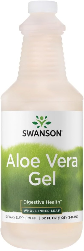 Swanson Premium Brand Aloe Vera Gel 32 fl Ounce (1 Qt) ( 946 ml) – 1 pakend