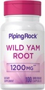 Piping Rock Wild Yam Juur Kapslid 1200mg | 100 Count | Extract Supplement | Gluteenivaba, Non-GMO