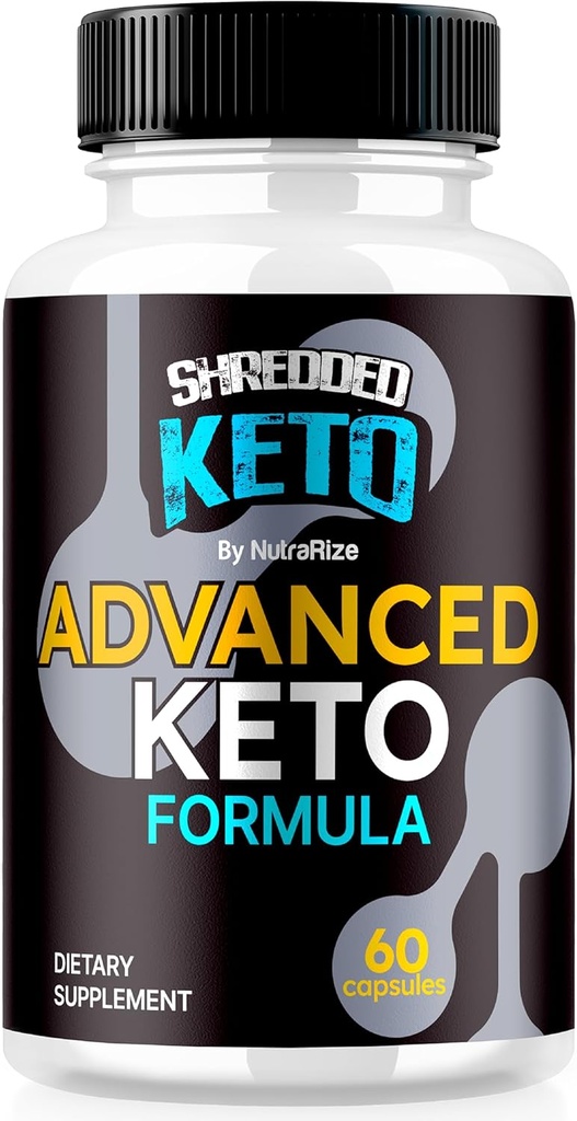 Hakitud Keto pillid, Premium Keto Shred kaalulangus kapslid, kõik looduslik Keto täiendus toetada Fitness ja keha eesmärgid, ametliku ShreddedKeto ülevaated (60 kapslit)