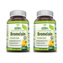 Taimsed saladused Bromelain 500 Mg 120 tablettide täiendus | Pakend 2 | Mitte-GMO | Gluteenivaba | Valmistatud USAs