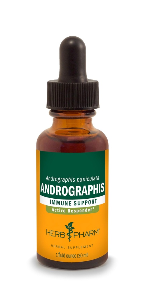 Herb Pharm Andrographis Vedelikekstrakt immuunsüsteemi toetuseks, 1 Fl Oz (1. pakend) (DANDRO01)
