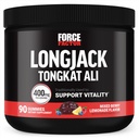 Jõufaktor Longjack Tongkat Ali Gummies, Tongkat Ali meestele, et toetada meeste elujõudu ja sõita, 400mg Tongkat Ali bioperiiniga, segatud marjalimonaadi, 90 kummikuid