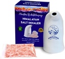 Keraamiline Himaalaja soola inhalaator Himaalaja roosa kristallsoolaga - suurepärane allergia, astma leevendamise ja muude hingamisteede seisundite jaoks - käeshoitav ja kaasaskantav