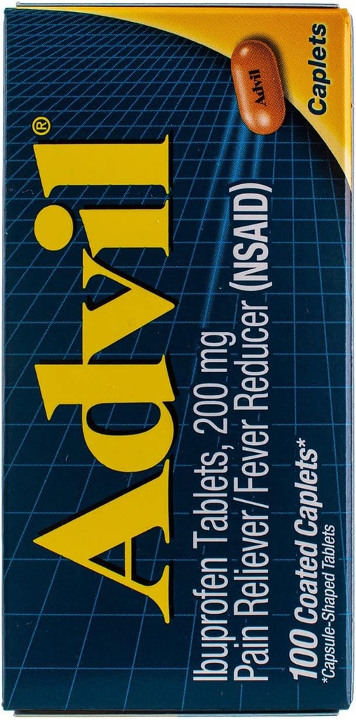 Advil Pain Reliever / Palaviku vähendaja 200 mg kapslid - 100 Ct, pakend 3
