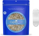 Capsuline Size 0 - Clear Empty Gelatin Capsules - 25000 Count - DIY Pure Bovine Pill Capsule Filling - Empty Caps - Kosher, Gluten Free and Halal Certified - Non-GMO Certified (Clear)