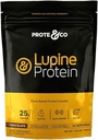 Prote&Co Lupini valk - 24 g Vegan taimse valgu pulbrit. Non GMO, No Added Sugar, Laktoosivaba, Gluteenivaba, Sojavaba. 20 Servings - Chocolate