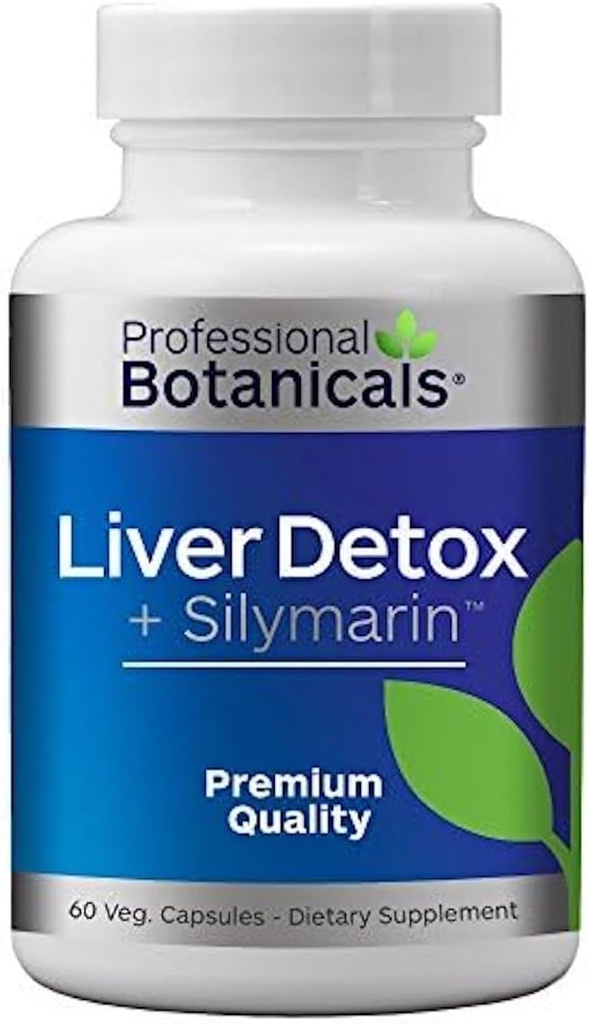 Maksa Detox ja Cleanse Supplement, Taimne Maksatoetus Toidulisandiga Piimaohaka Seed Ekstrakt, Silümariin 80%, Orgaaniline Õnnisohakas, Dandelion Juur, - 60 Taimekapslit